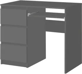 biurko-radek-90-cm-szare-komputerowe-3-szuflady-lewe-laminowane