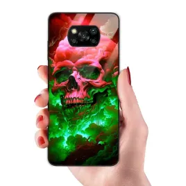 etui-do-xiaomi-poco-x3-premium-solidne-dark-czaszki-gotyckie-trwale-wzory