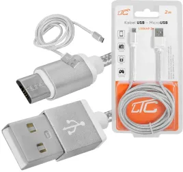kabel-usb-a-microusb-szary-2m-mocny-oplot-szybkie-ladowanie-i-transfer