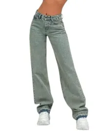 shein-jeansy-damskie-niebieskie-z-zielona-poswiata-38-1dl
