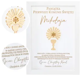 2-x-pamiatka-pierwszej-komunii-swietej-imie-zlota-ramkaprezent-grawer-zycze