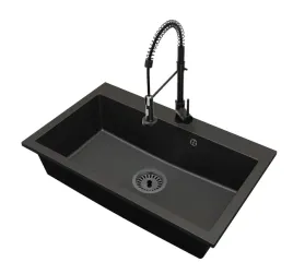 kuchenny-zlewozmywak-granitowy-jednokomorowy-elite-80-bateria-syfon-czarny