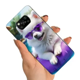 etui-do-xiaomi-poco-x3-premium-z-polyskiem-urocze-zwierzeta-pieski-kotki