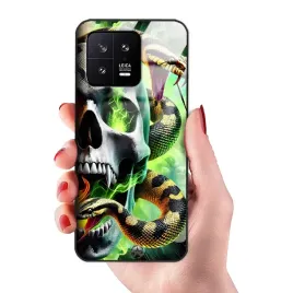 etui-do-xiaomi-13-premium-case-solidne-dark-czaszki-gotyckie-trwale-wzory