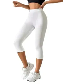 shein-damskie-legginsy-biale-sportowe-gladkie-l-1db