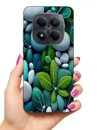 etui-case-do-xiaomi-redmi-note-15-pro-kamienie-liscie-wzorki