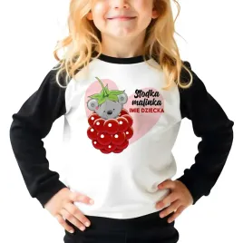 pizama-dziecieca-czarna-slodka-malinka-imie-prezent-dla-dziecka-rozm-116cm
