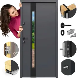 drzwi-zewnetrzne-gerda-select-cieple-milano-8b-antracyt-lustro-90cm-prawe