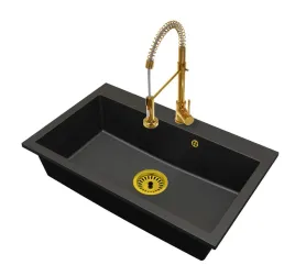 kuchenny-zlewozmywak-granitowy-jednokomorowy-elite-80-bateria-syfon-zloty