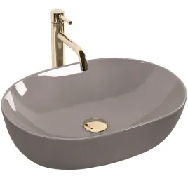 umywalka-nablatowa-brazowa-rea-lisa-beige-polysk-owalna-gleboka-49x35-cm