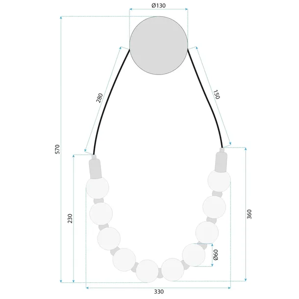 kinkiet-czarny-scienny-matowa-kula-led-stylowa-lampa-biale-kule-toolight-maksymalna-moc-pojedynczego-zrodla-swiatla-17-w