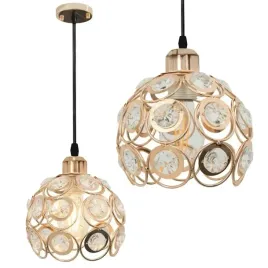 krysztalowa-lampa-wiszaca-zdobiona-e27-jednopunktowa-zlota-do-salonu
