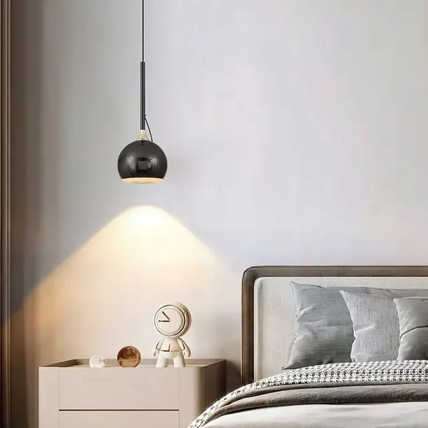 lampa-wiszaca-led-czarna-chrom-pojedyncza-sufitowa-z-magnesem-regulowana-dlugosc-wysokosc-90-cm