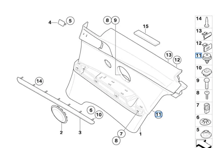 spinka-kolek-tapicerki-bmw-e36-e46-e60-e63-e64-e84-e83-51418224781-20-sztuk-stan-nowy