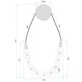 stylowa-lampa-kinkiet-scienny-zloty-matowa-kula-led-g027-cp-gold-stan-opakowania-oryginalne