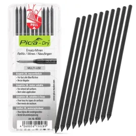 wklady-do-olowka-automatycznego-pica-dry-2b-grafit-10-szt