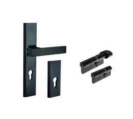 klamka-floko-czarne-wkladki-system-jednego-klucza