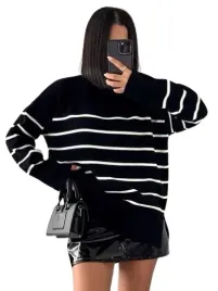 shein-sweter-z-dlugim-rekawem-czarny-w-paski-damski-prosty-1dj
