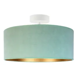 lampa-sufitowa-zyrandol-plafon-welurowa-abazur-led-e27-mietowa-blues-30cm