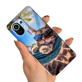 etui-do-xiaomi-mi-11-premium-z-polyskiem-urocze-zwierzeta-pieski-kotki-wz