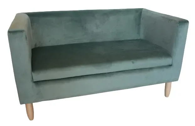 Sofa Kanapa Victor - tkanina plusz - turkusowy