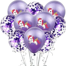 balony-konfetti-30cm-balon-10szt-jednorozec-zestaw-fioletowy
