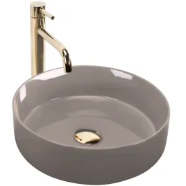 umywalka-nablatowa-brazowa-rea-sami-beige-polysk-okragla-ceramiczna-36x36cm