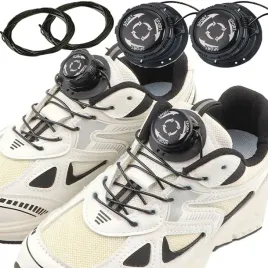 2-czarne-sznurowki-automatyczne-do-butow-obrotowe-bez-wiazania-sznurowadla