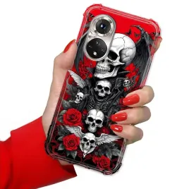 etui-do-huawei-honor-50-antishock-wzmocnione-solidne-gotyckie-czaszki-wzory