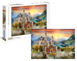 puzzle-2000-elementow-hq-neuschwastein-zamek-clementoni