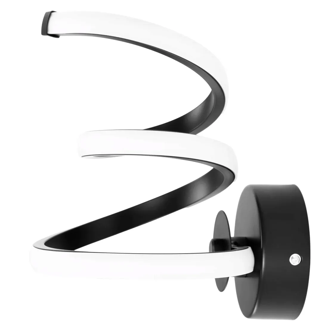 lampa-scienna-kinkiet-sprezynka-black-led-czarny-stan-nowy