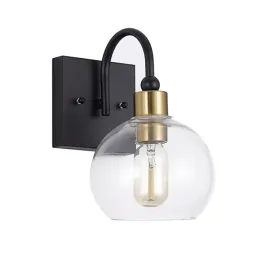 kinkiet-przezroczysta-kula-szklany-czarno-zloty