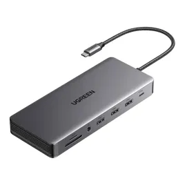 hub-usb-rozdzielacz-usb-c-4xusb-2x-hdmi-dp-rj45-sd-tf-aux-pd-100w-ugreen