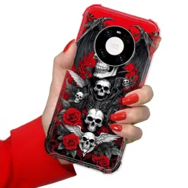 etui-do-huawei-mate-40-antishock-wzmocnione-pancerne-gotyckie-czaszki-wzory