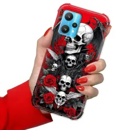 etui-do-realme-9-pro-antishock-wzmocnione-pancerne-gotyckie-czaszki-wzory