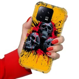 etui-do-xiaomi-13-pro-antishock-wzmocnione-pancerne-gotyckie-czaszki-wzory