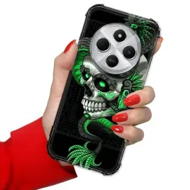 etui-do-xiaomi-redmi-14c-4g-antishock-wytrzymale-mocne-gotyckie-czaszki-wz