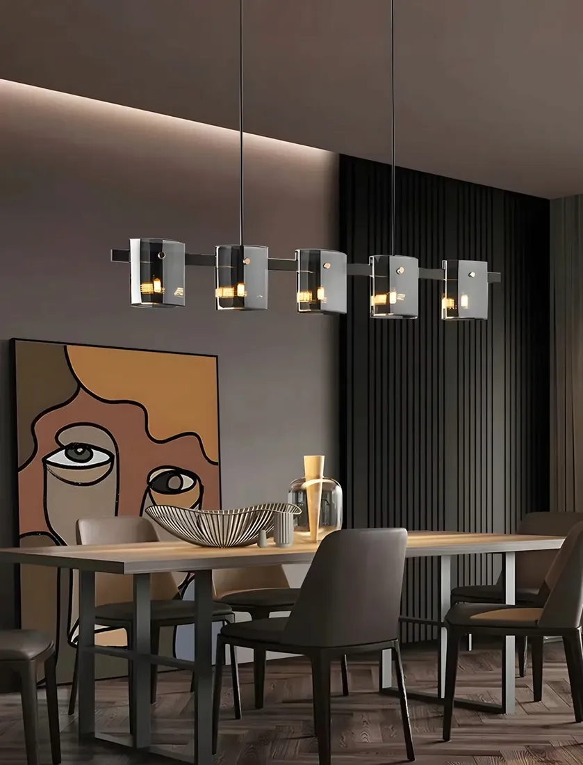 lampa-sufitowa-wiszaca-5-punktowa-szklana-czarna-szara-5xg9-toolight