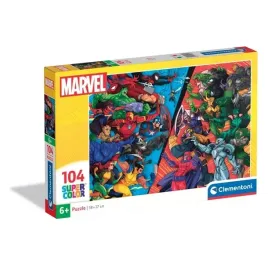 puzzle-104-el-marvel-herosi-konta-zloczyncy-heroes-vs-villains-clementoni