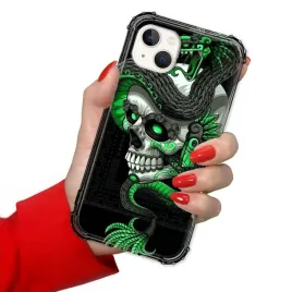 etui-do-iphone-15-plus-antishock-wzmocnione-pancerne-gotyckie-czaszki-wzory