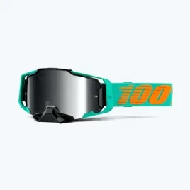 gogle-sportowe-100percent-armega-clark-zielone-srebrne-lustro-dla-ekstremalnych