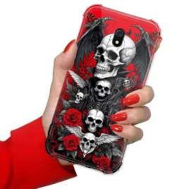 etui-do-xiaomi-redmi-8a-antishock-wzmocnione-solidne-gotyckie-czaszki-wzory
