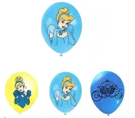 balon-balony-zestaw-ksiezniczka-kopciuszek-disney-9-sztuk