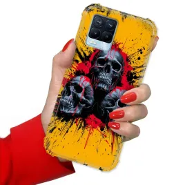 etui-do-realme-8-pro-antishock-wzmocnione-pancerne-gotyckie-czaszki-wzory