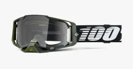 gogle-sportowe-100percent-armega-soledad-clear-lens-czarny-zielony
