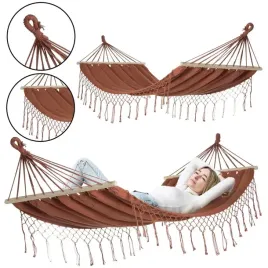 duzy-mocny-wytrzymaly-hamak-ogrodowy-boho-hustawka-milos-2-200x100-karmel