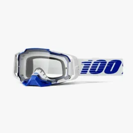 gogle-narciarskie-100-procent-armega-clear-lens-biale-niebieskie