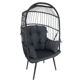 fotel-kokon-stojacy-kosz-ogrodowy-gniazdo-czarny-szary-na-taras-poduszki