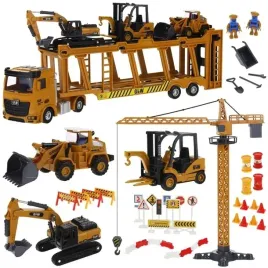 zestaw-pojazdow-budowlanych-ciezarowka-laweta-koparka-betoniarka-dzwig