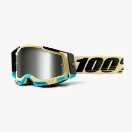gogle-sportowe-100percent-racecraft-2-airblast-braz-czarne-srebrne-lustro